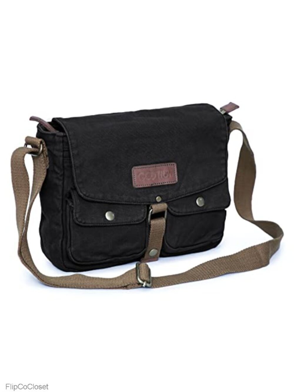 Canvas Messenger Bag Crossbody Shoulder Satchel Vintage Military Style